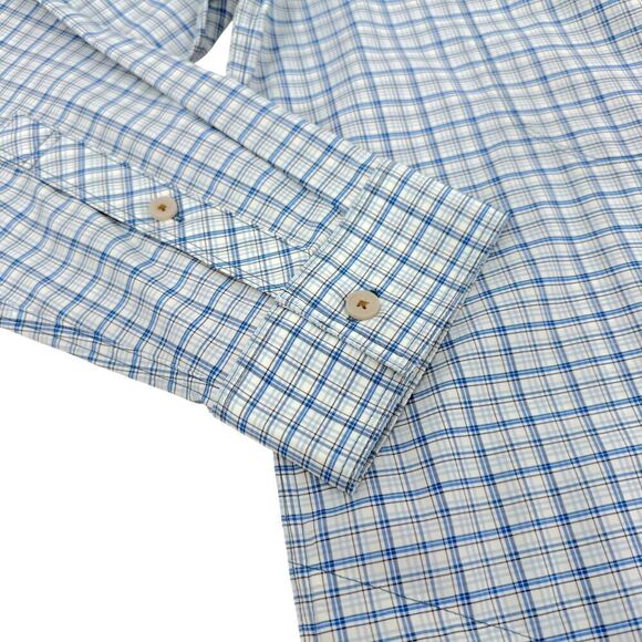 NEW Simms Men's Stone Cold LS Fishing Shirt Sky Nightfall Retro Plaid XL - Picture 6 of 16